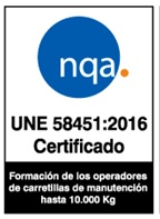 Certificación UNE para operadores de carretillas