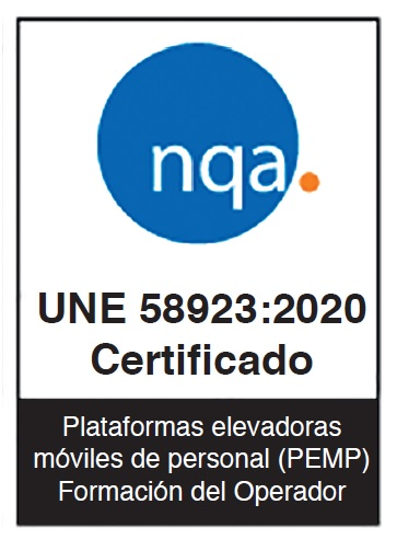 Formación de operadores de plataformas elevadoras